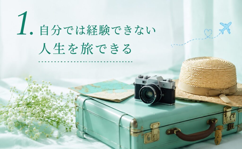 トランクボックスにカメラと帽子の画像